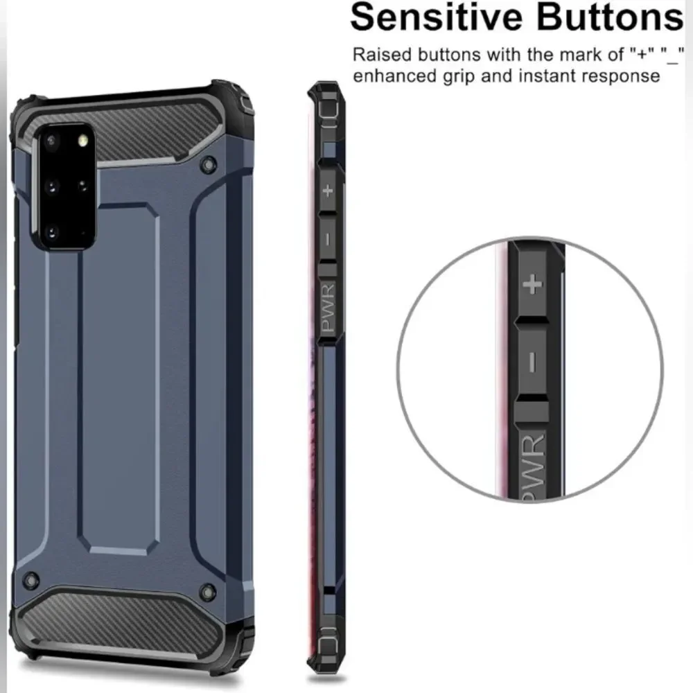 Galaxy S20 Plus Case S20+ Men Protective Rugged Heavy Duty Hybrid Hard Impact